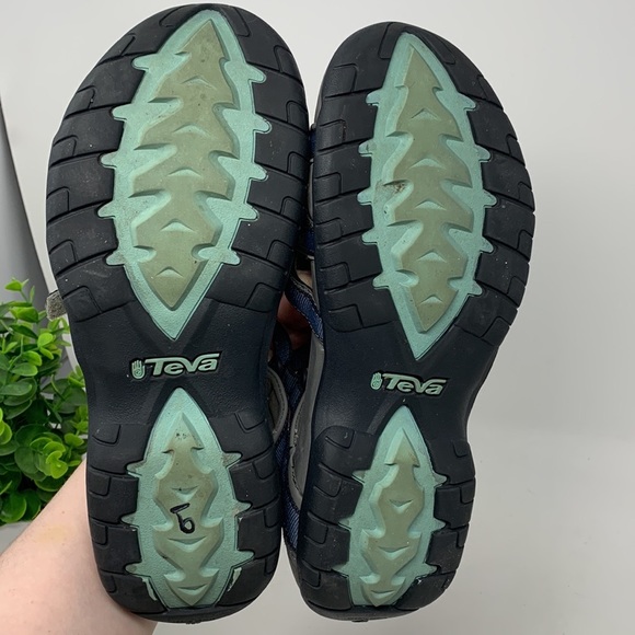 Teva Tirra Blue Outdoor Hiking Sandal Cushioned Quick Dry Comfort Walking - Picture 9 of 14